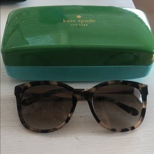 Kate Spade Tortoise Sunglasses with case